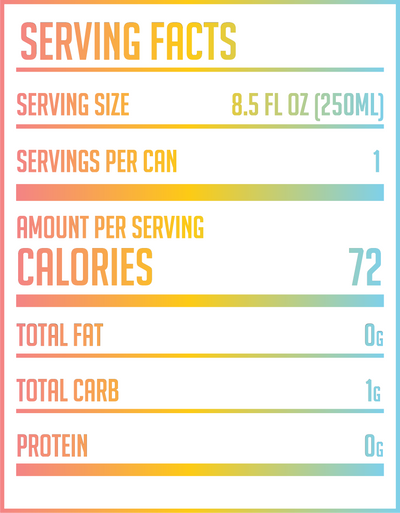 pride nutritional facts